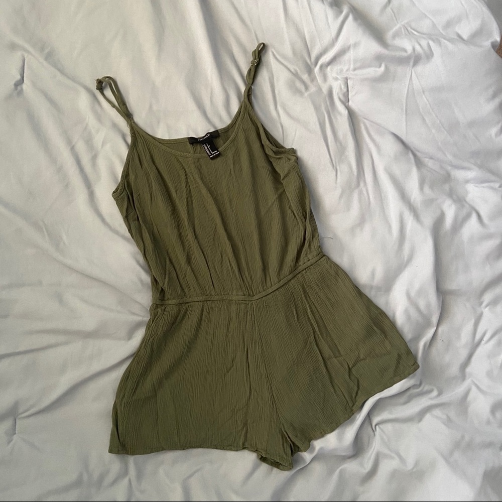 Olive Green Romper